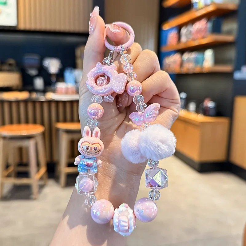 Labubu Bracelet Keychain D405