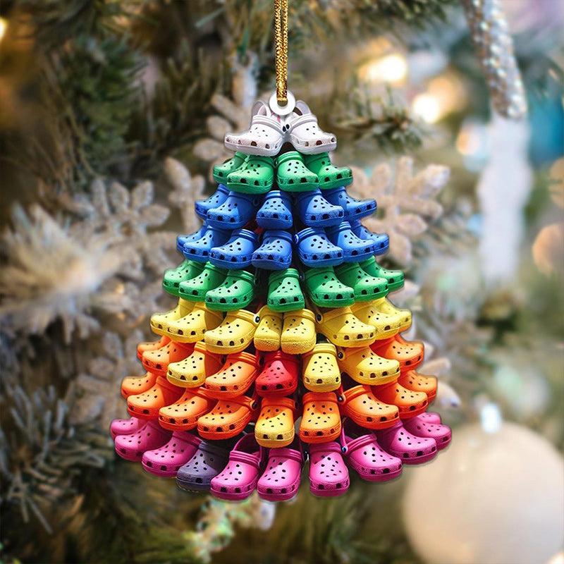 Funny Cro*s Christmas Tree Ornament
