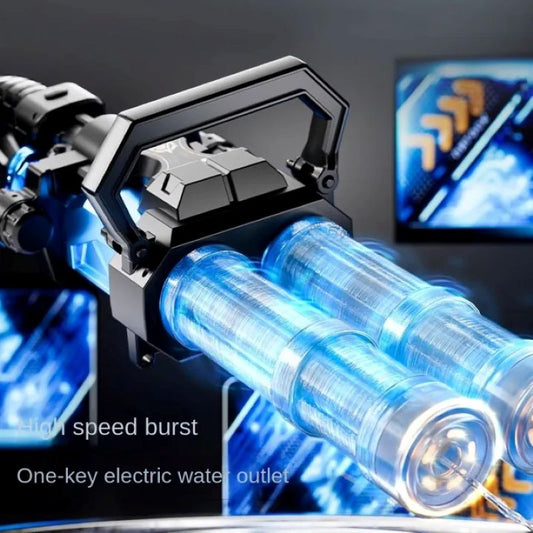 Ice Blast Rotating Double-barreled Gatling Electric Water Gun