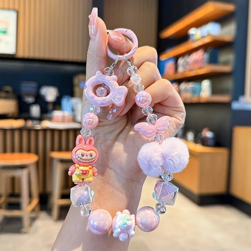 Labubu Bracelet Keychain D405