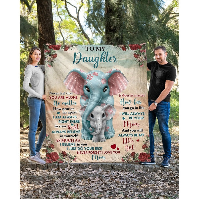To My Daughter - From Mom - A321 - Premium Blanket