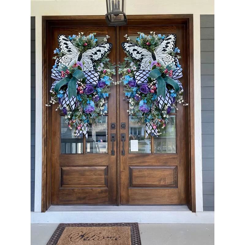 Spring Front Door Swag - Rustic Home Decor
