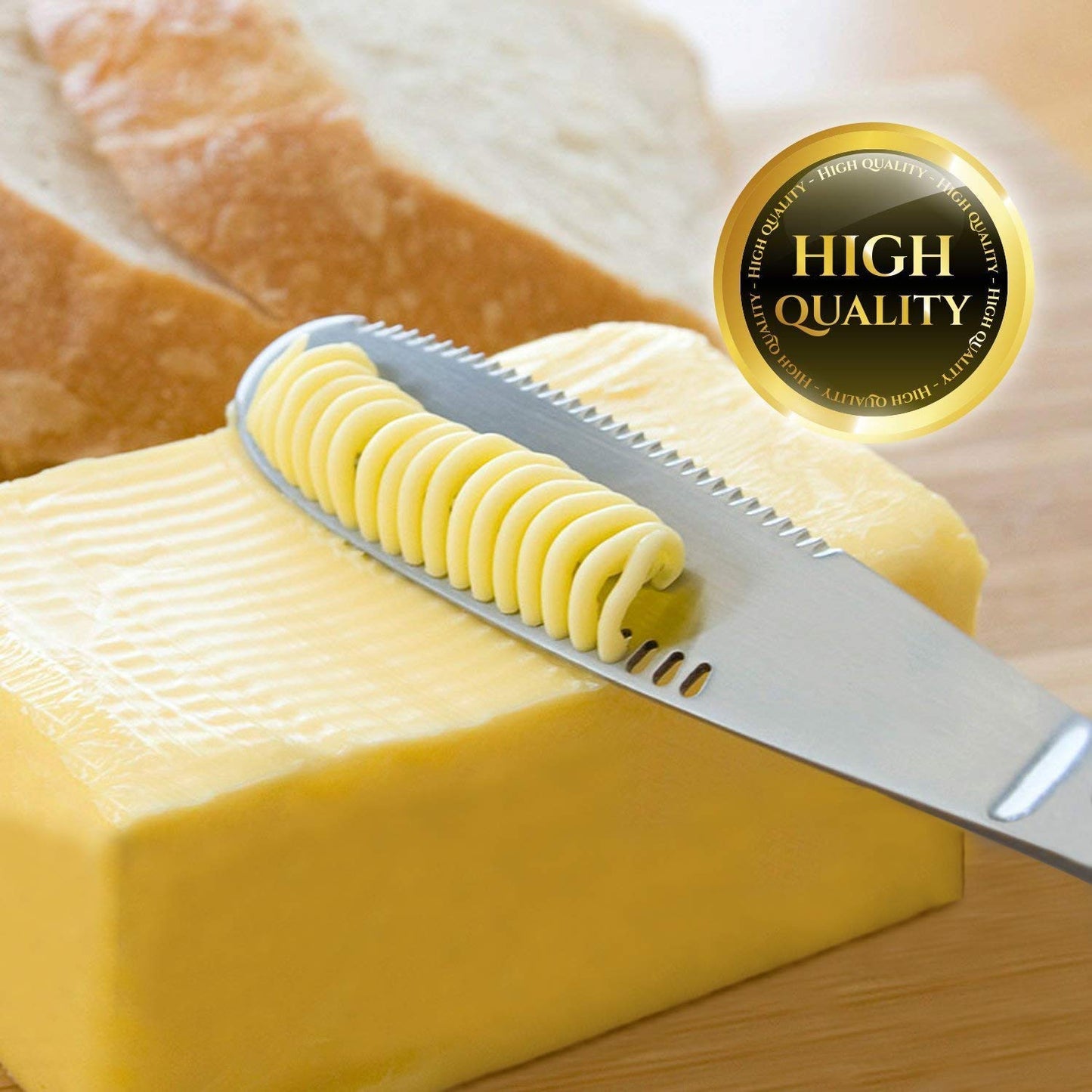 【50% OFF & BUY 2 GET 1 FREE】3 In 1 Food Grade 304 Stainless Steel Butter Knife