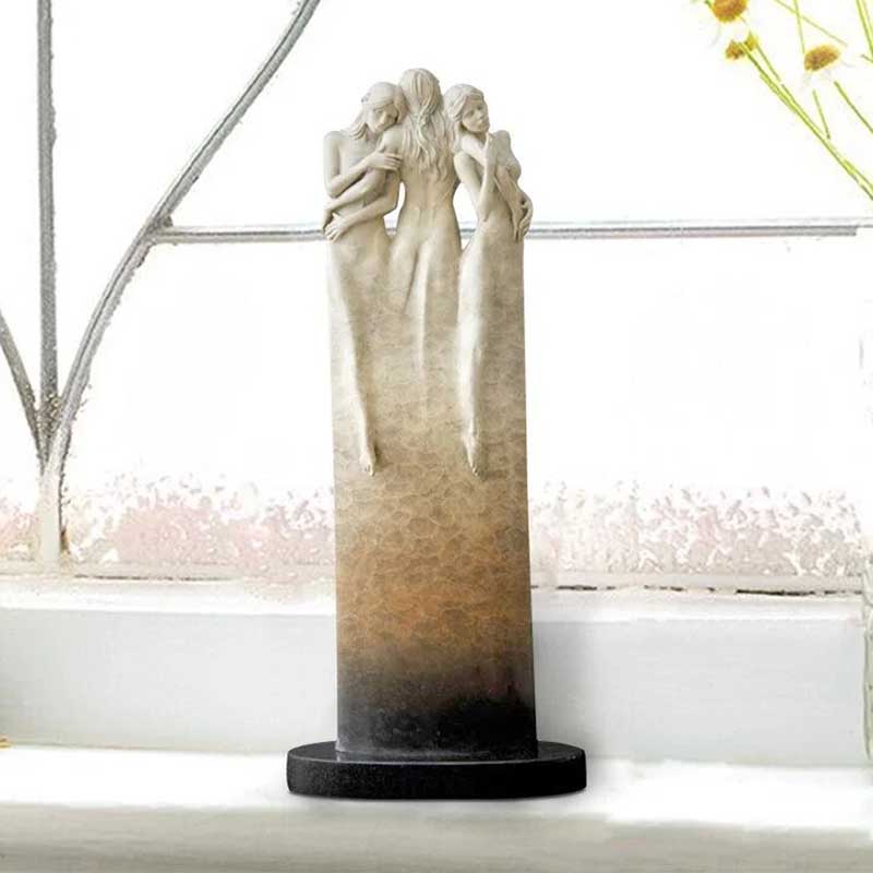 Sculpture of Three Goddess Embracing