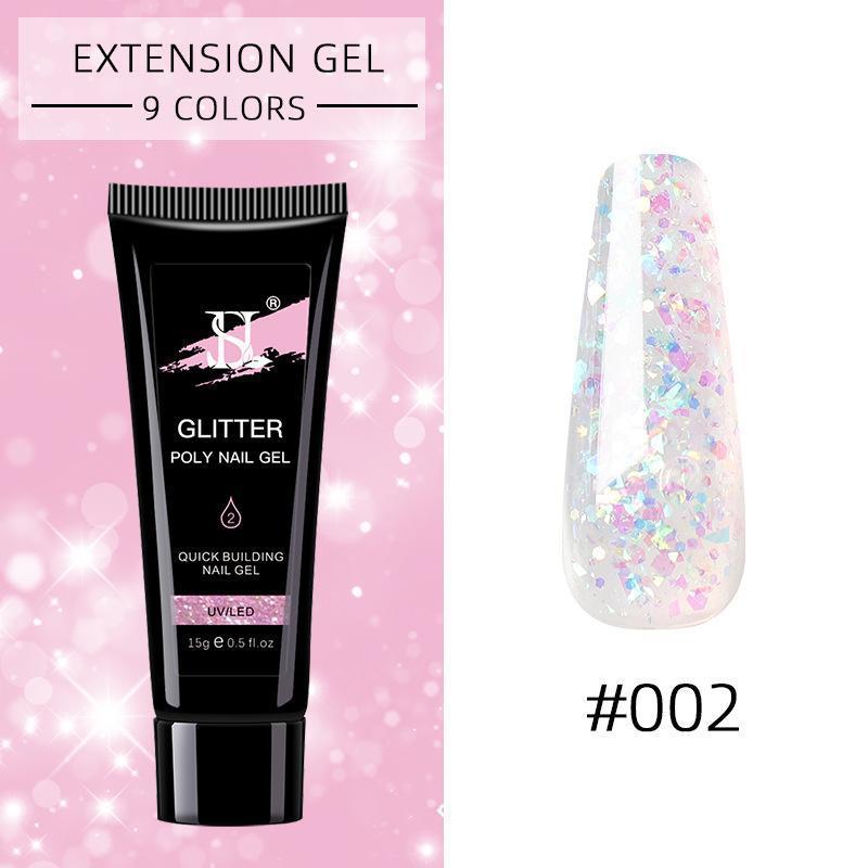 9 Colors Home Glitter Gel Nail