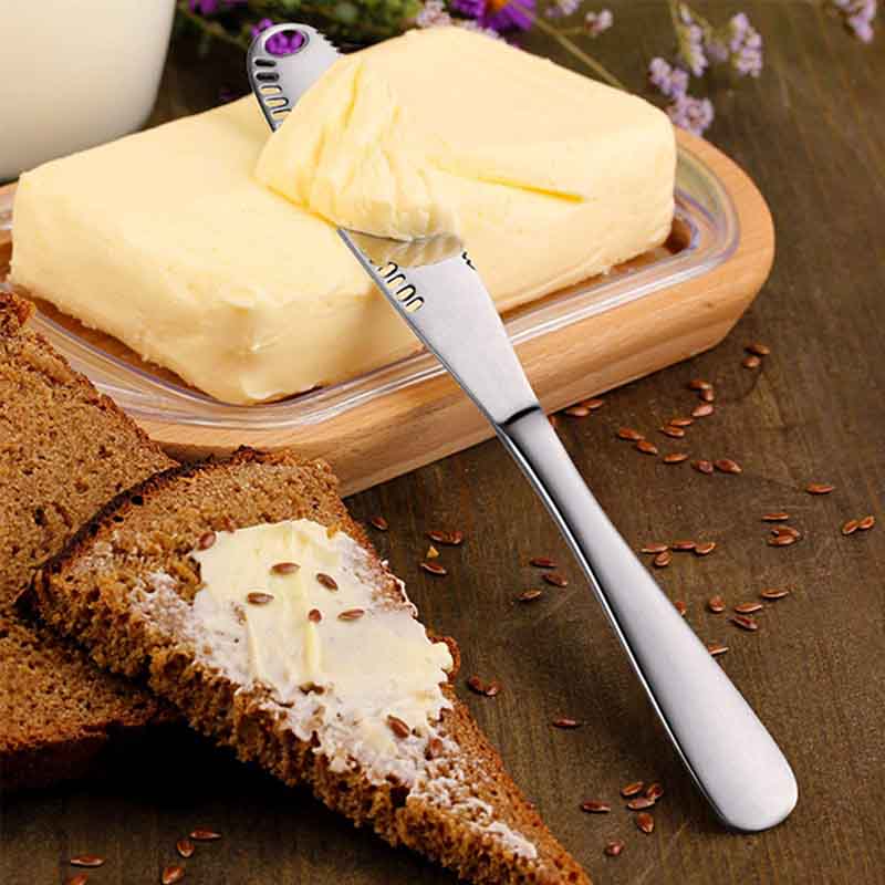 【50% OFF & BUY 2 GET 1 FREE】3 In 1 Food Grade 304 Stainless Steel Butter Knife