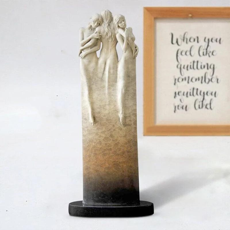 Sculpture of Three Goddess Embracing