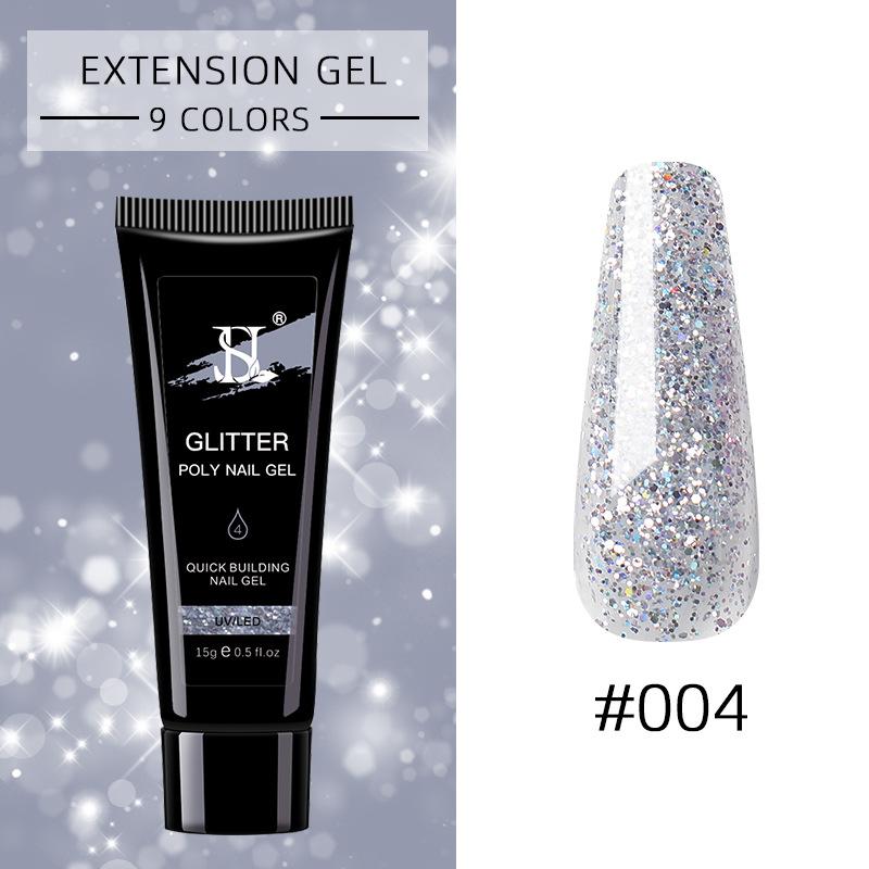 9 Colors Home Glitter Gel Nail