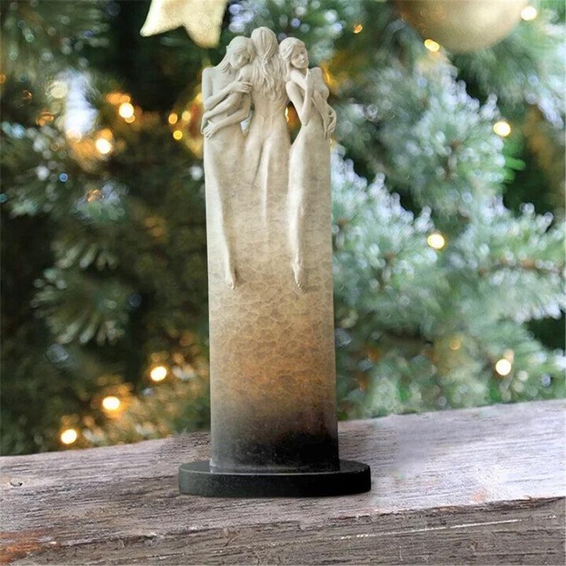 Sculpture of Three Goddess Embracing