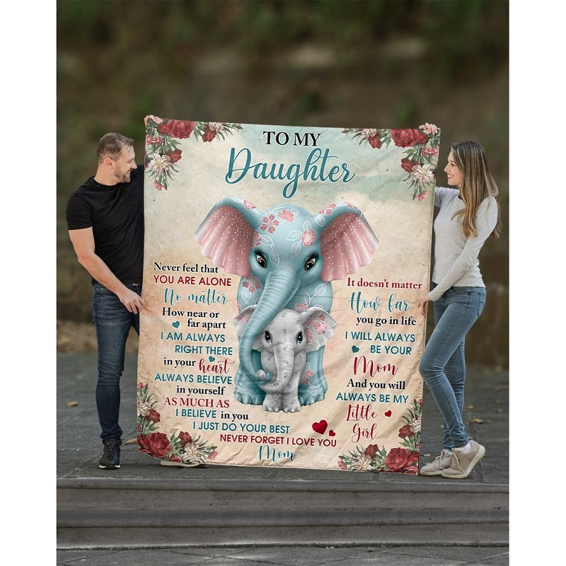 To My Daughter - From Mom - A321 - Premium Blanket