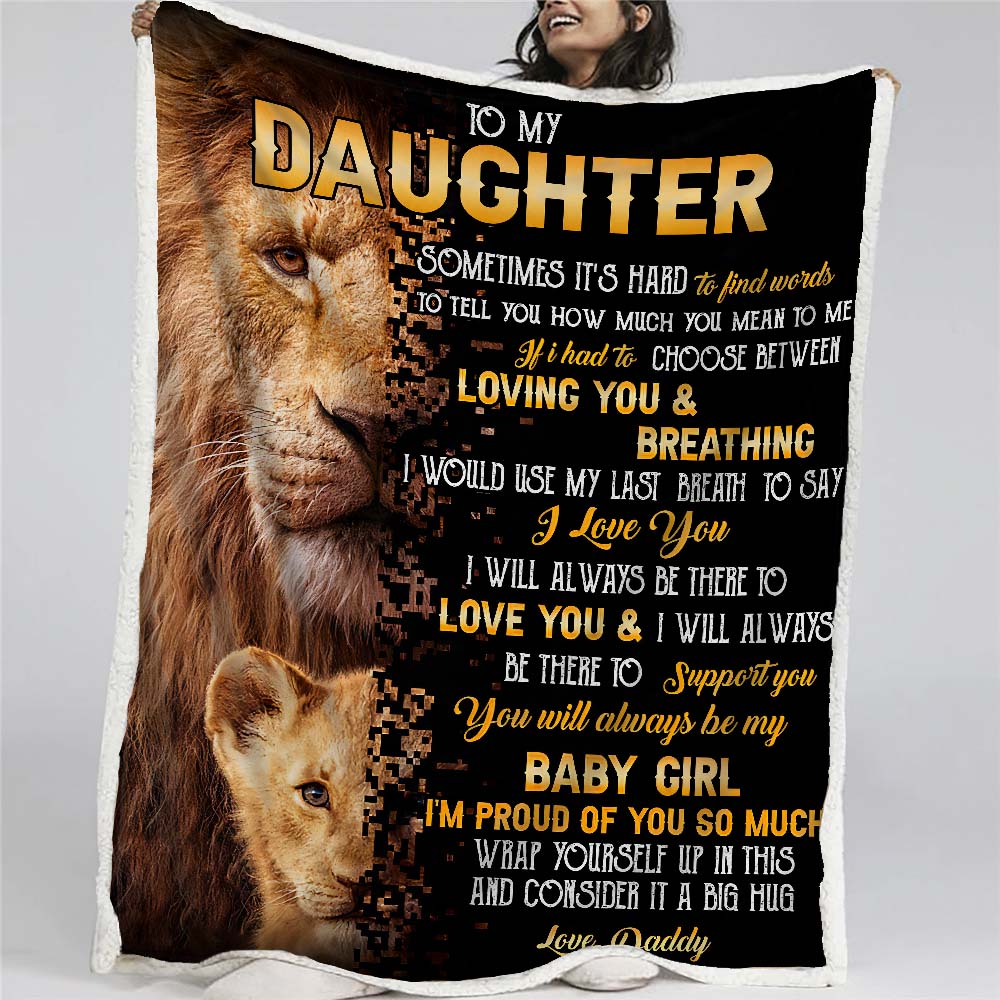 To My Daughter - From Dad - A322 - Premium Blanket