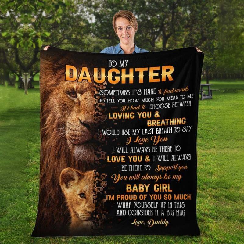 To My Daughter - From Dad - A322 - Premium Blanket