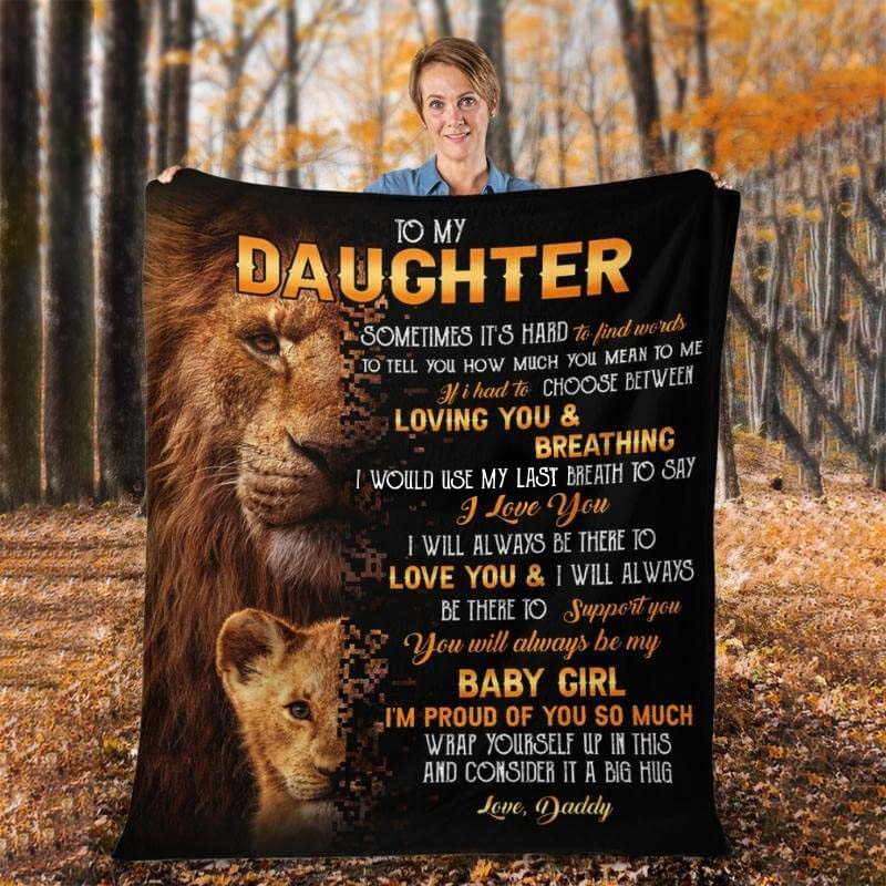 To My Daughter - From Dad - A322 - Premium Blanket