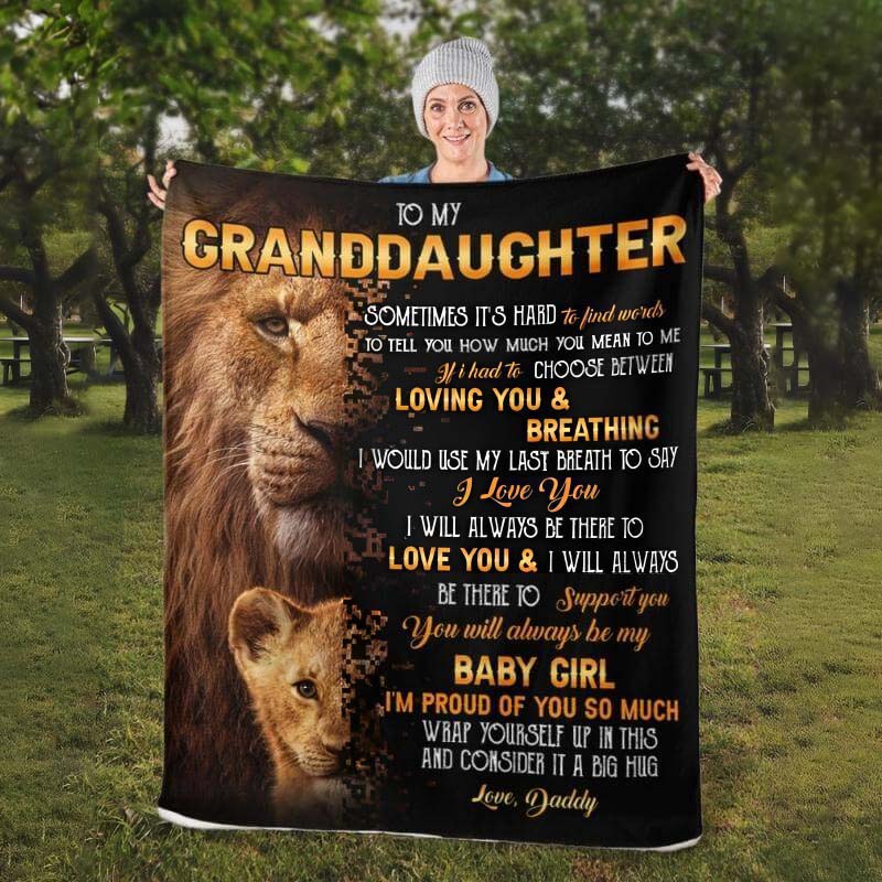 To My Granddaughter - From Grandpa - A322 - Premium Blanket