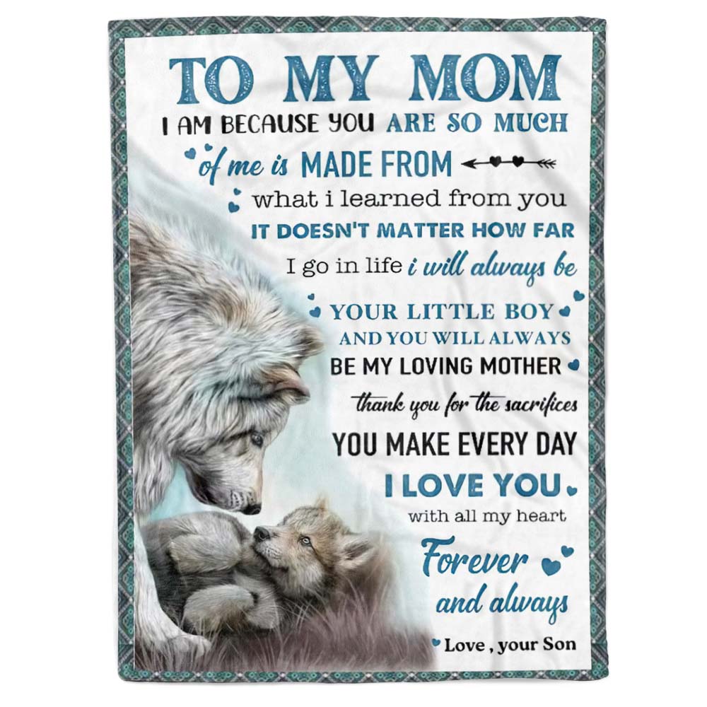 To My Mom - From Son - A372 - Premium Blanket