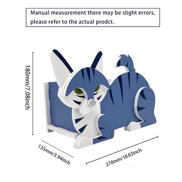 Blue And White Cat Planter AP075 Nberd