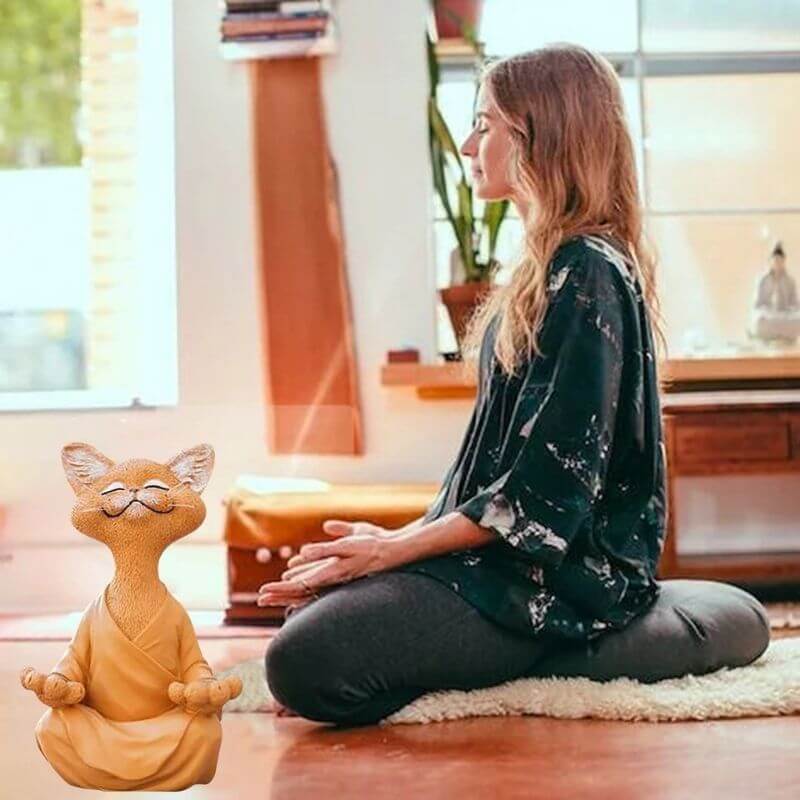Happy Buddha Cat (BUY 2 FREE SHIPPING)