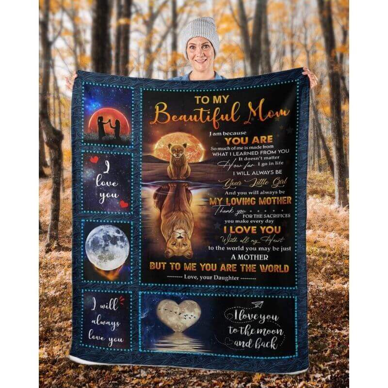 To My Mom - From Daughter - A369 - Premium Blanket