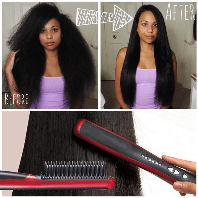 【New Year Promotion -58% OFF】Hair Straightener Styling Comb