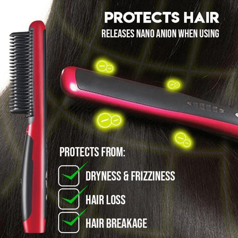 【New Year Promotion -58% OFF】Hair Straightener Styling Comb