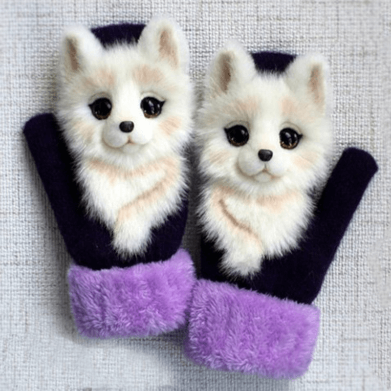 Hand-knitted animal Mittens【BUY 2 FREE SHIPPING】