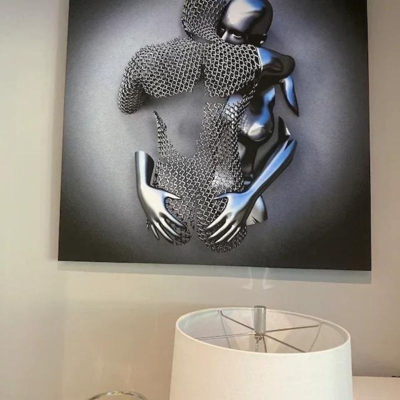 Love Heart 3D Effect Wall Art