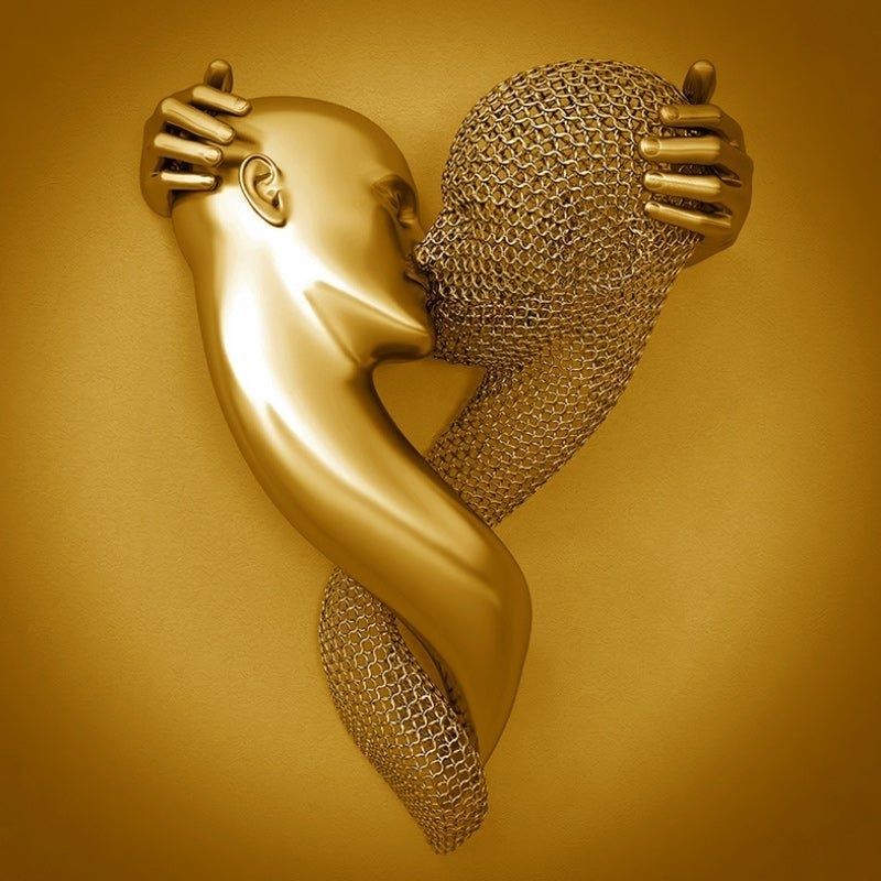 Love Heart 3D Effect Wall Art