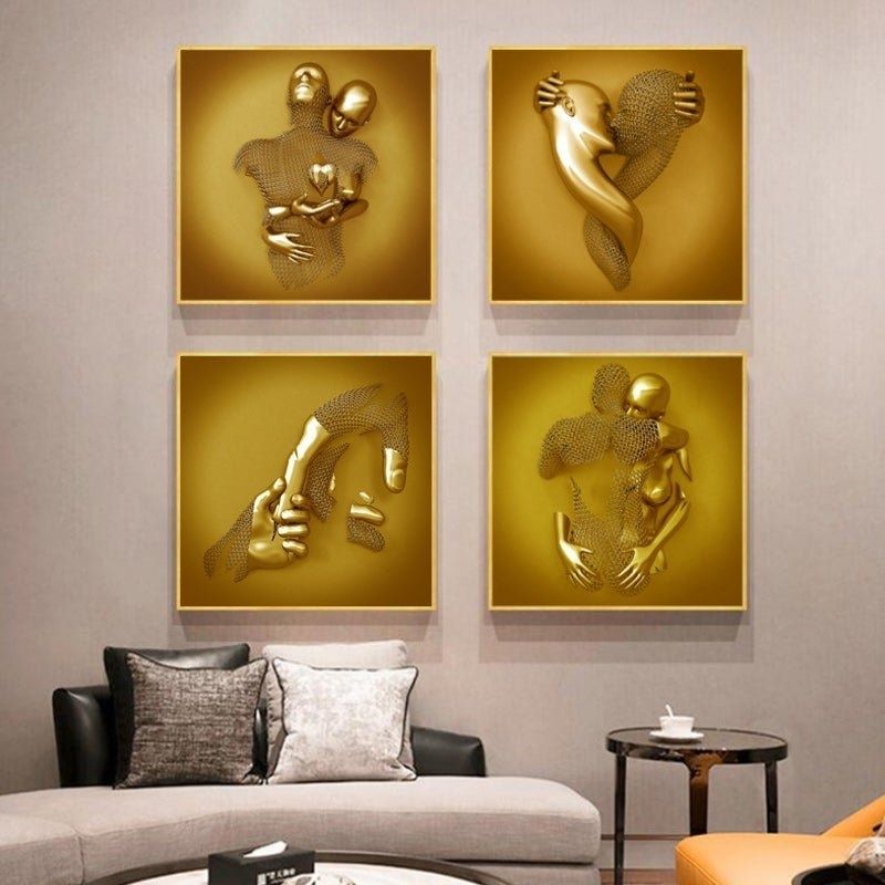 Love Heart 3D Effect Wall Art