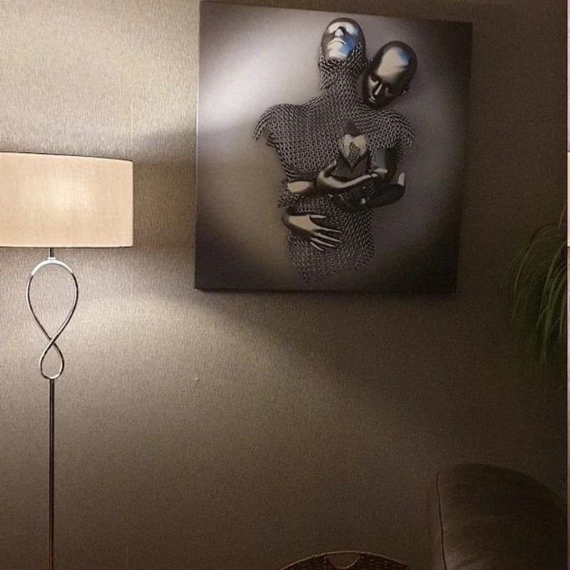 Love Heart 3D Effect Wall Art