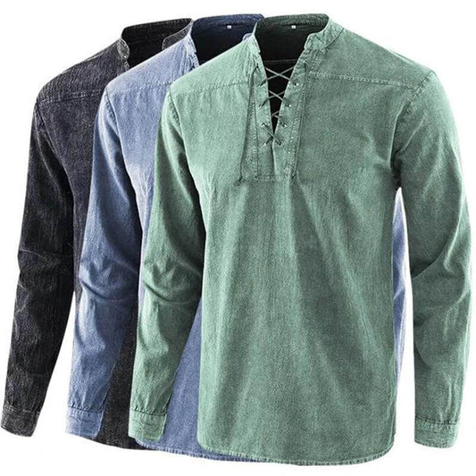 Men's Gothic Retro Long Sleeve Shirt