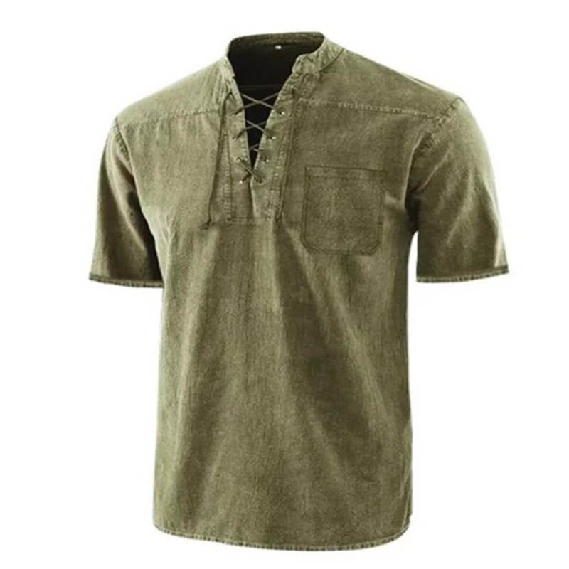 Men's Gothic Retro Short Sleeve Shirt