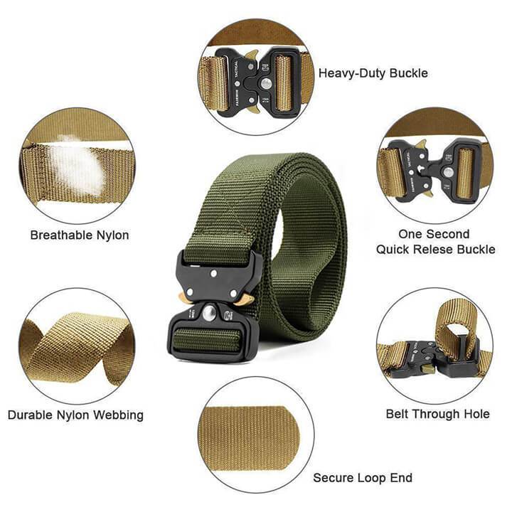 【50%OFF】Military Style Tactical Nylon Belt