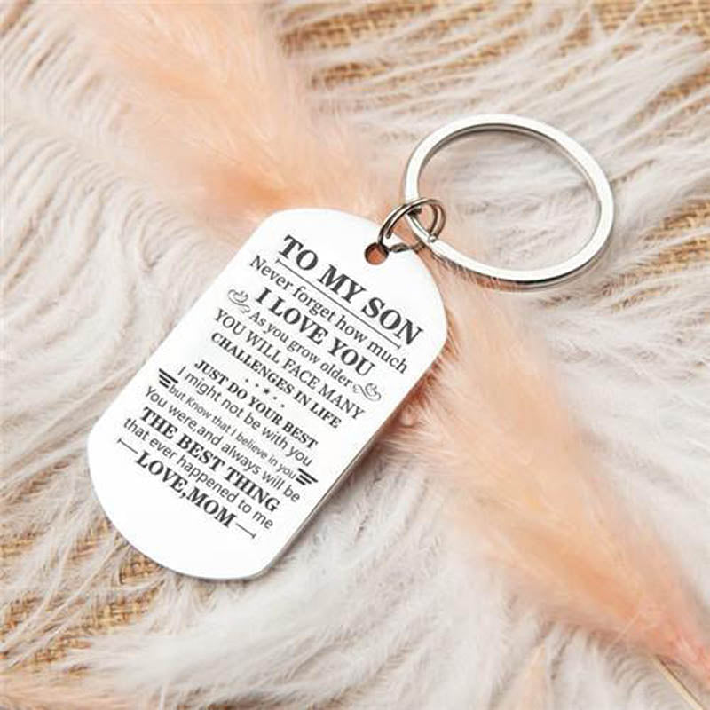 Just Do Your Best - Inspirational Keychain