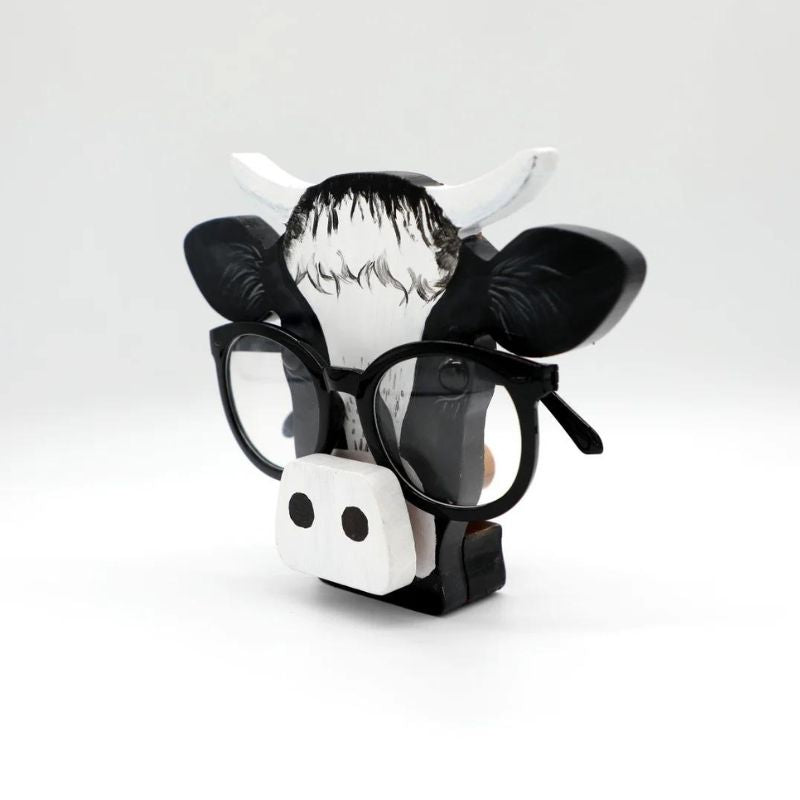 Handmade Glasses Stand F045 Cow
