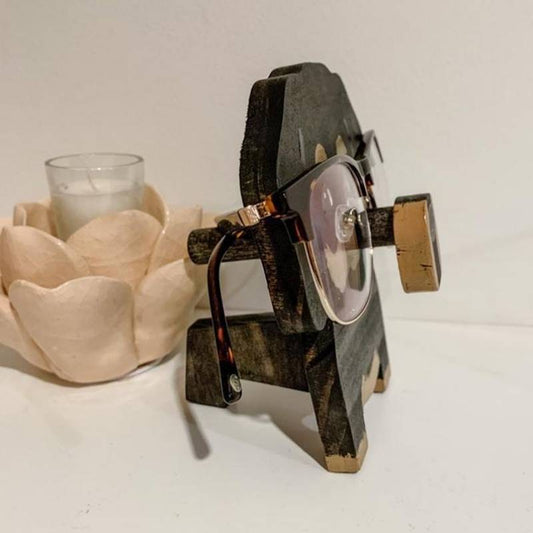 Handmade Glasses Stand F056 Dachshund