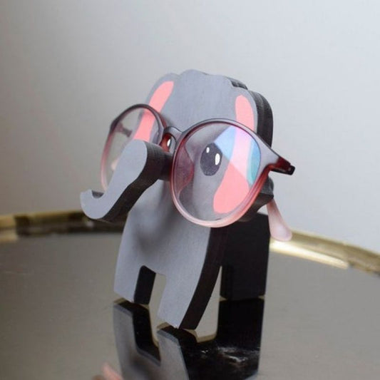 Handmade Glasses Stand F041 Elephant