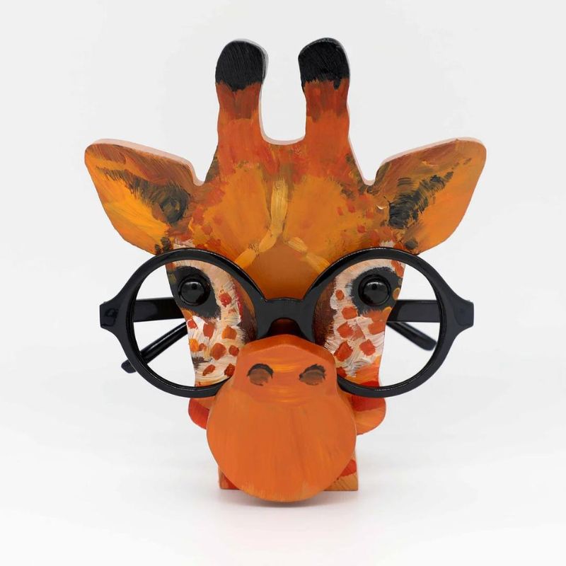 Handmade Glasses Stand F036 Lovely Giraffe