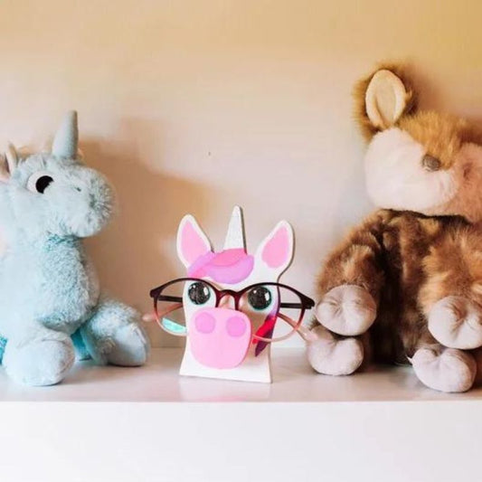 Handmade Glasses Stand F044 Cute Unicorn