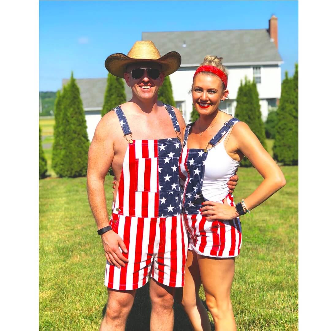 American Flag Overalls Shorts - Your Best Shorts for July 4th