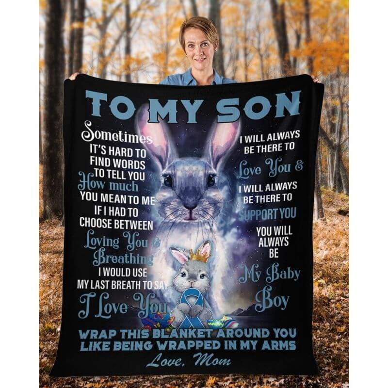 To My Son - From Mom - A373 - Premium Blanket