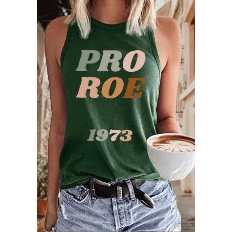 Women's Pro Roe 1973 Print Sleeveless T-Shirt