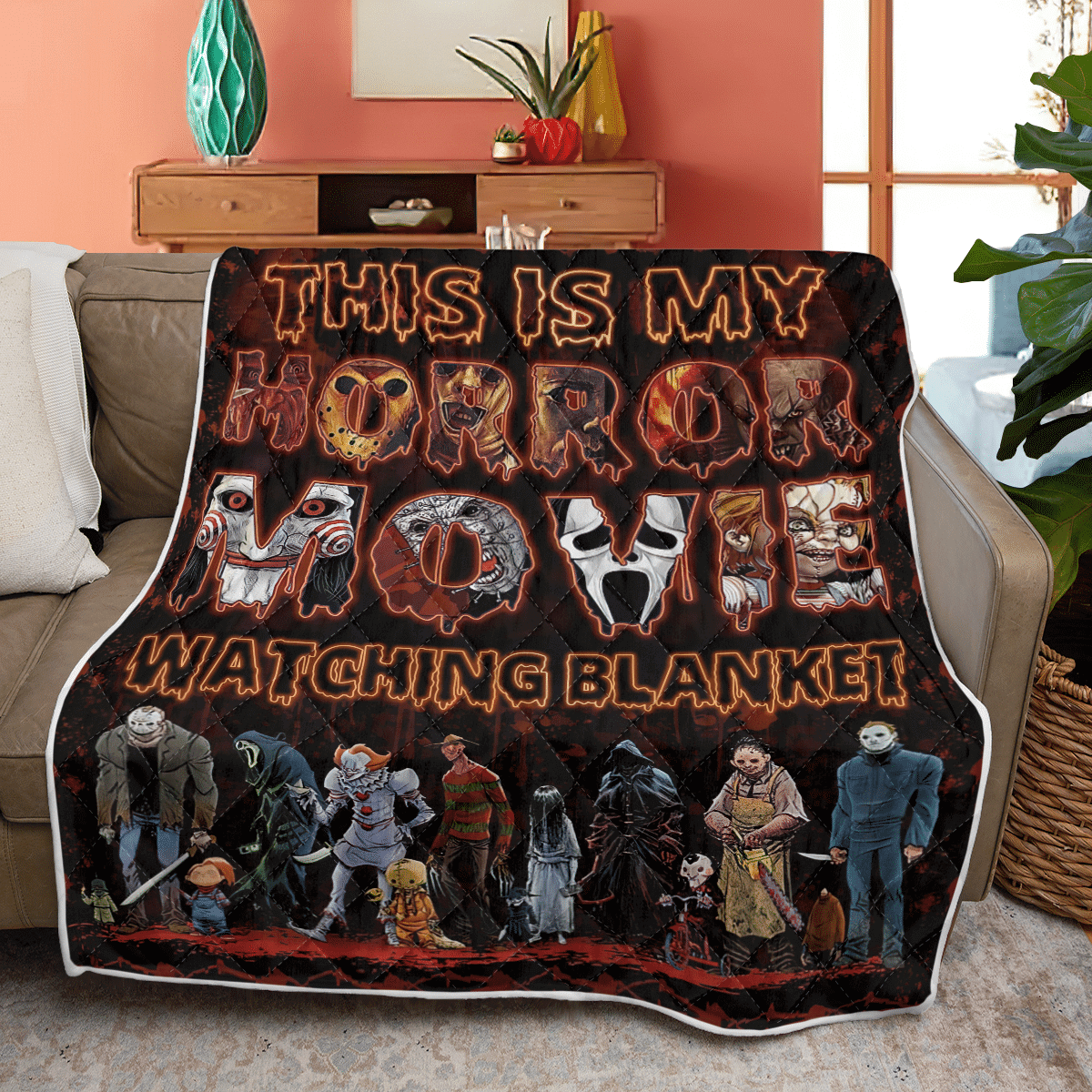 This Is My Horror Movie Watching A231 Premium Blanket