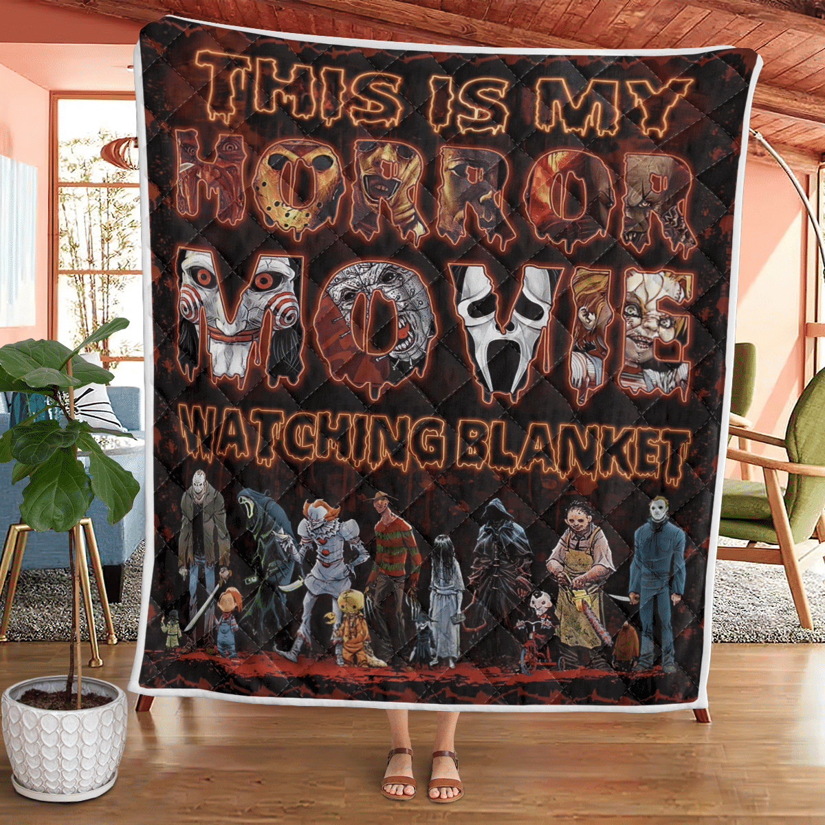 This Is My Horror Movie Watching A231 Premium Blanket