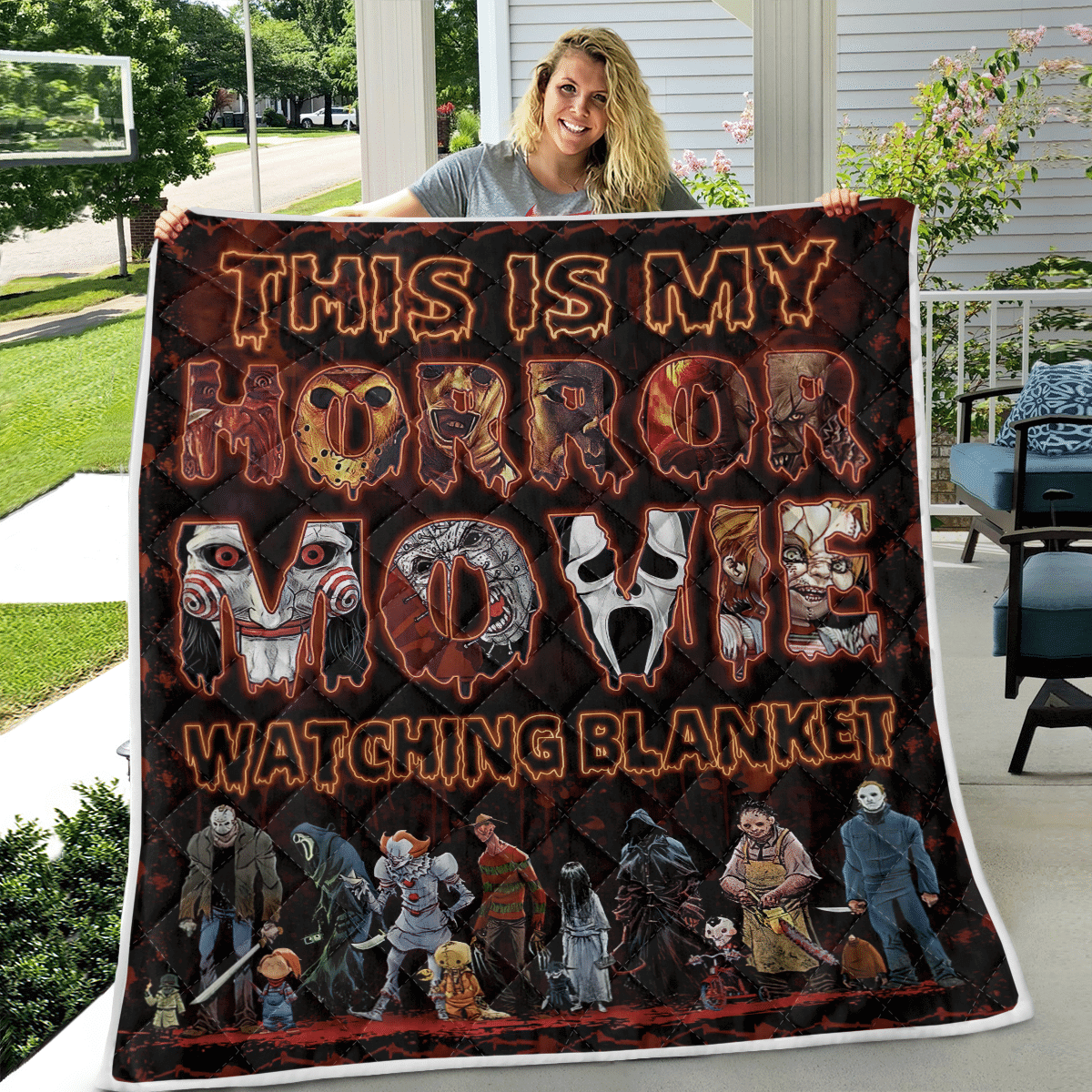 This Is My Horror Movie Watching A231 Premium Blanket
