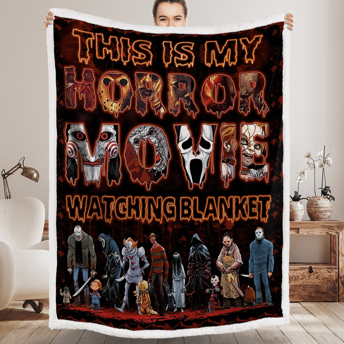 This Is My Horror Movie Watching A231 Premium Blanket