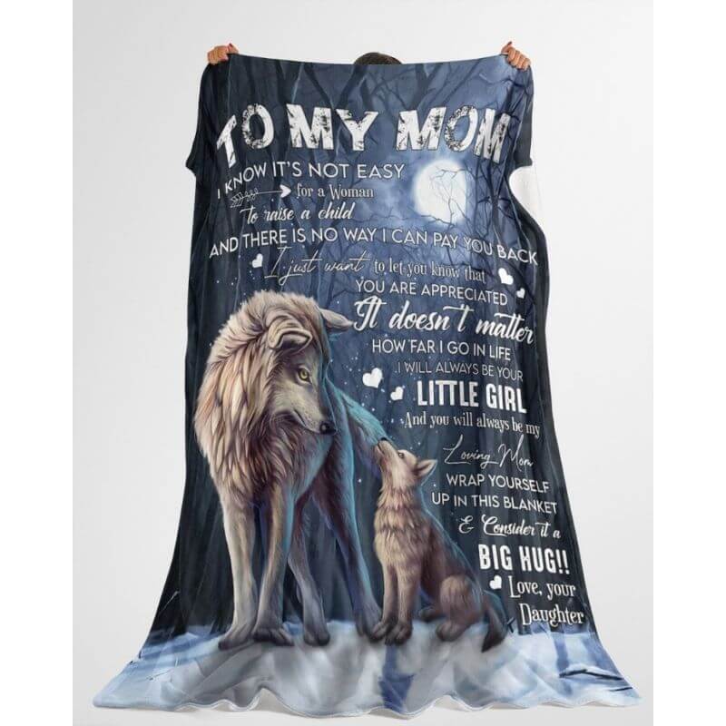 To My Mom - From Daughter - A371 - Premium Blanket