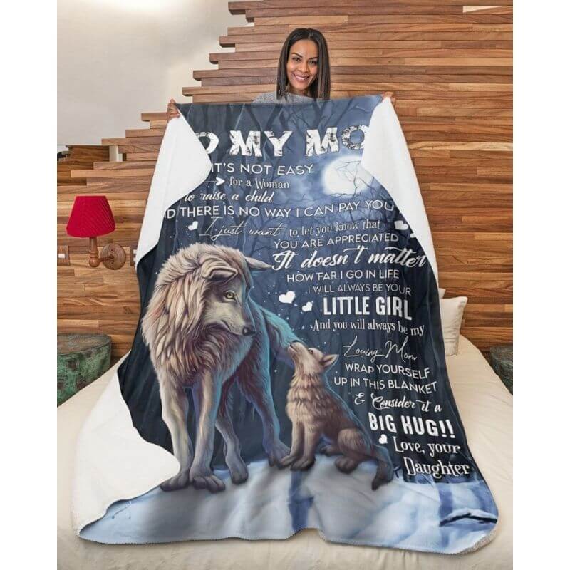 To My Mom - From Daughter - A371 - Premium Blanket