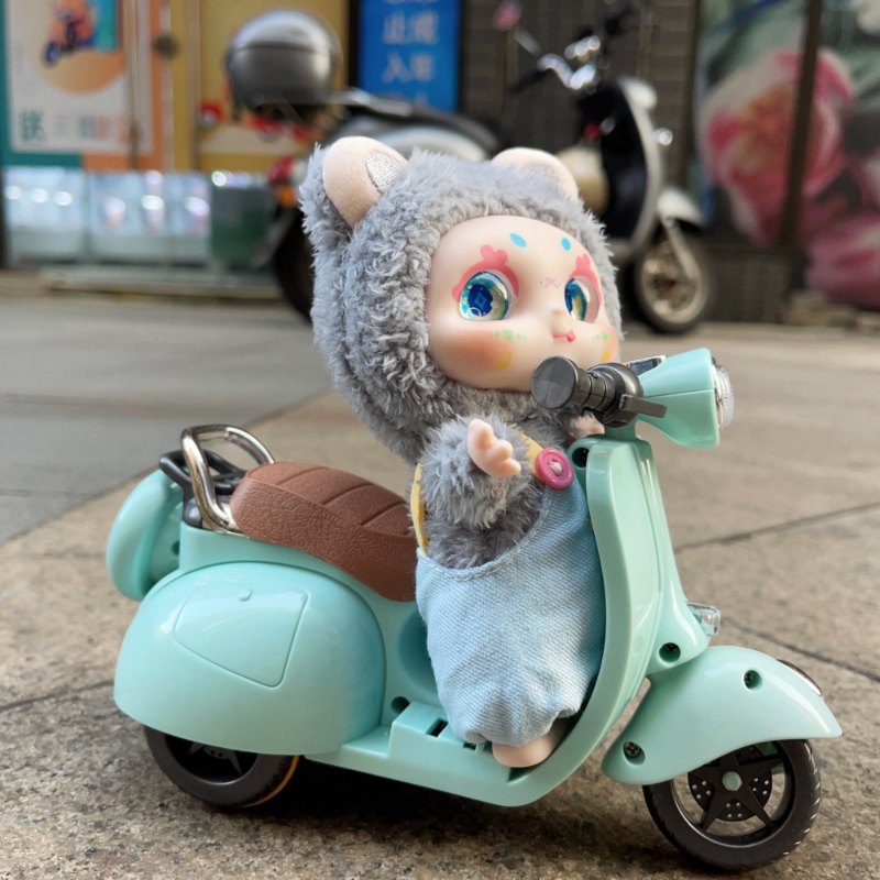 Labubu Mini Motorcycle