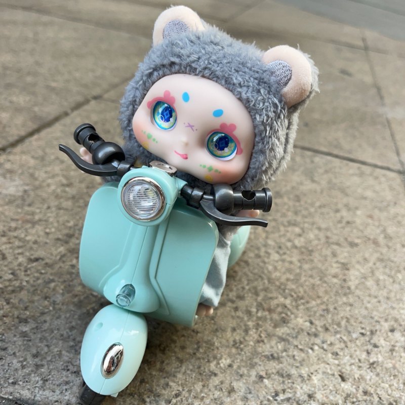 Labubu Mini Motorcycle