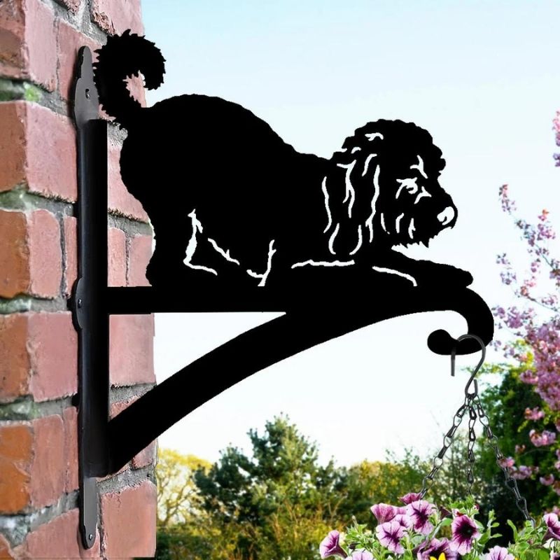 Cockapoo Plant Stand Cockapoo Metal Hanging Bracket Plant Stand PS043 – Nberd